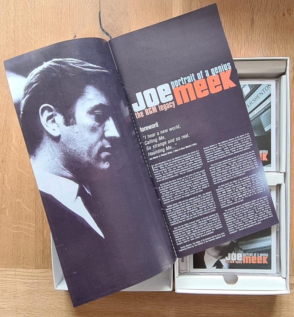 JOE MEEK - Portrait of a genius: The RGM legacy ( Boxset 4CD, Boxset, Pop, Ophalen of Verzenden, Zo goed als nieuw