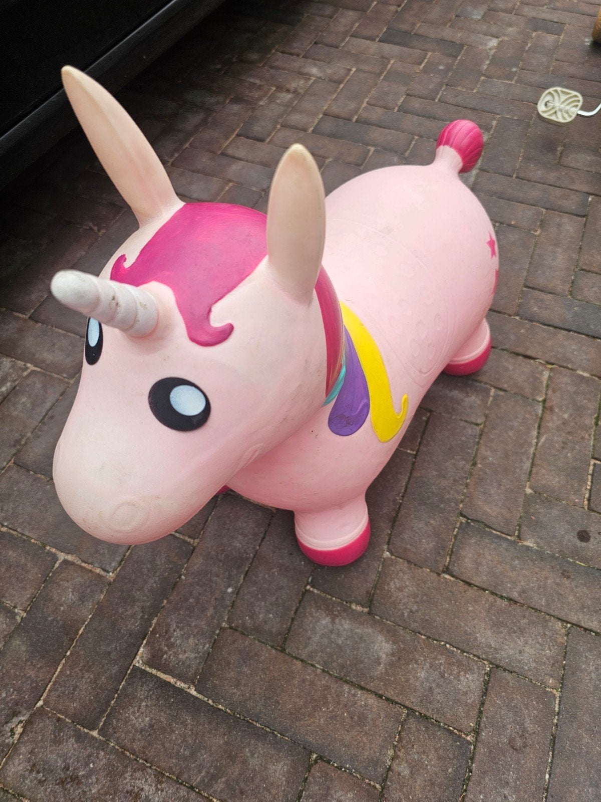 Roze Eenhoorn Springpaard - Speelplezier voor Kinderen, Ophalen