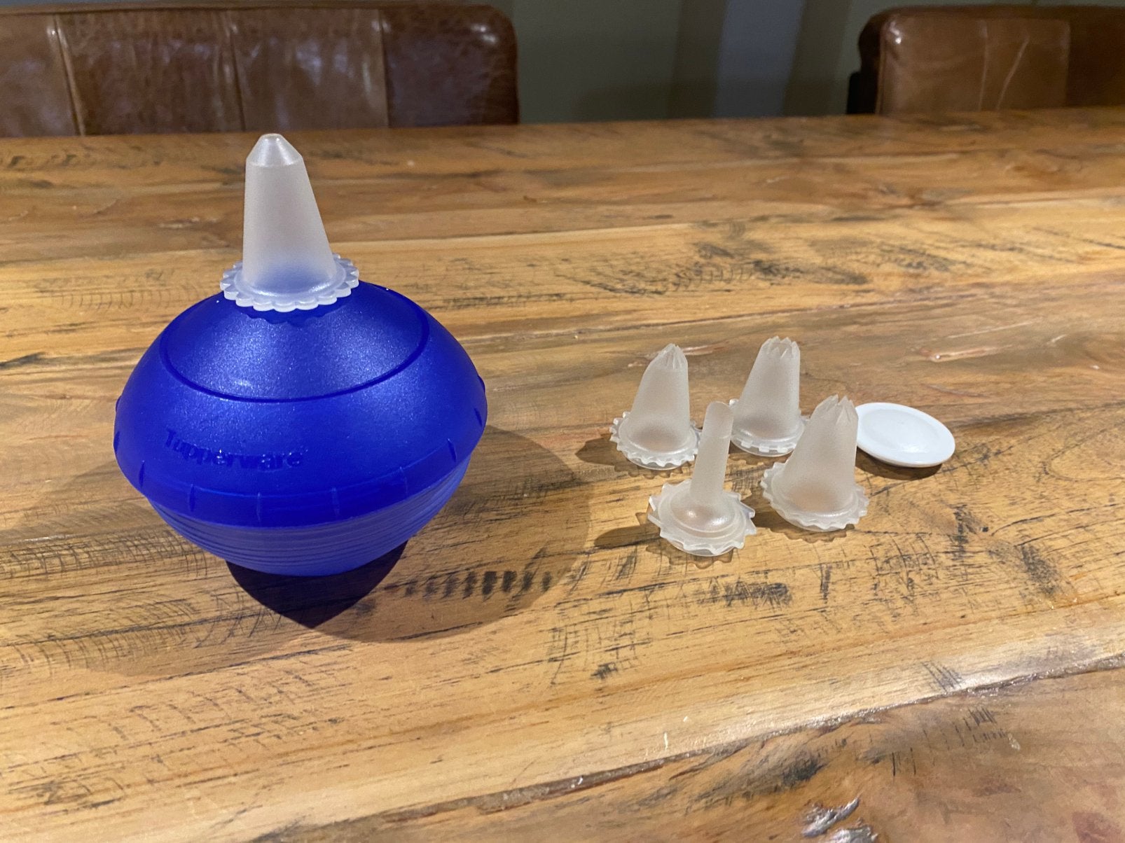 Tupperware garneerbol, Ophalen of Verzenden, Blauw, Overige typen