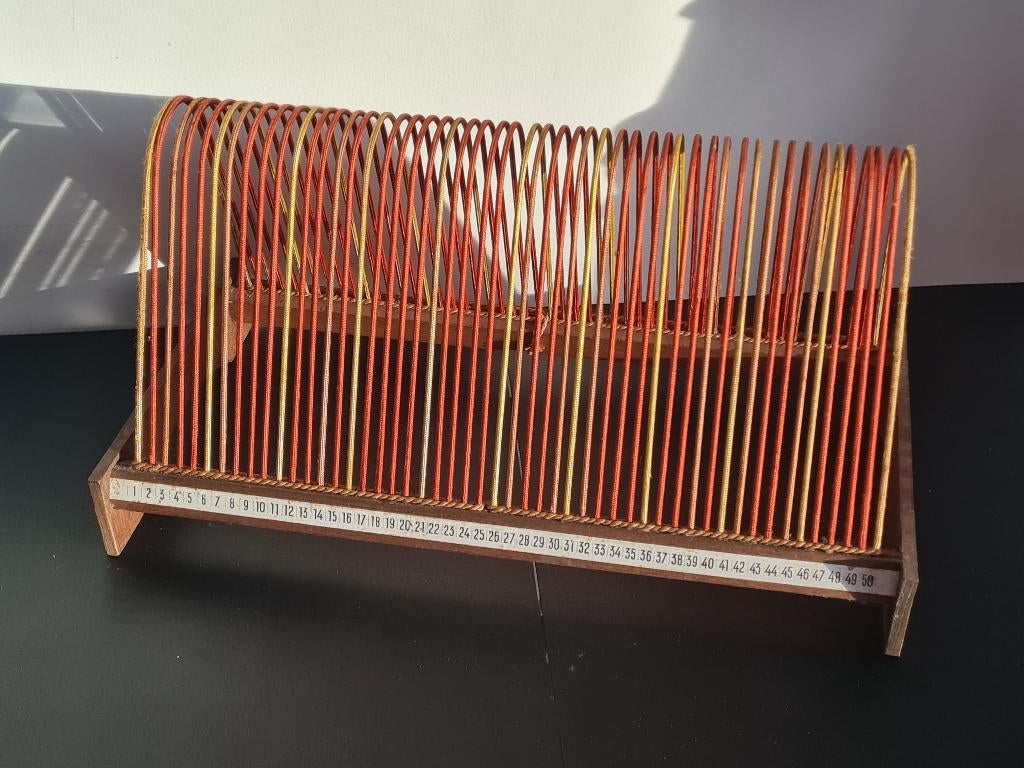 Vintage LP rek, platenrek, platenhouder voor 50 LP's, Ophalen of Verzenden, Huis en Inrichting