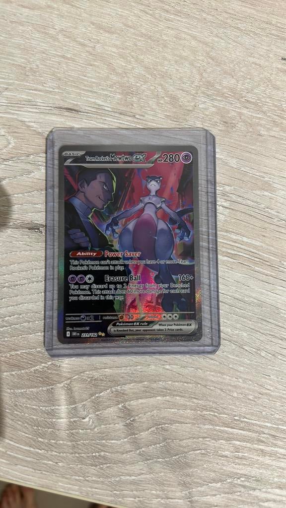 Pokemon Team Rocket’s Mewtwo ex.       Destined Rivals, Ophalen, Nieuw, Losse kaart