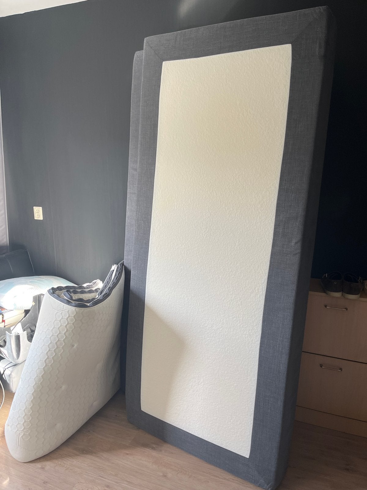 2 boxspringmatrassen 90x200cm, Ophalen, Gebruikt, 90 cm, Tweepersoons