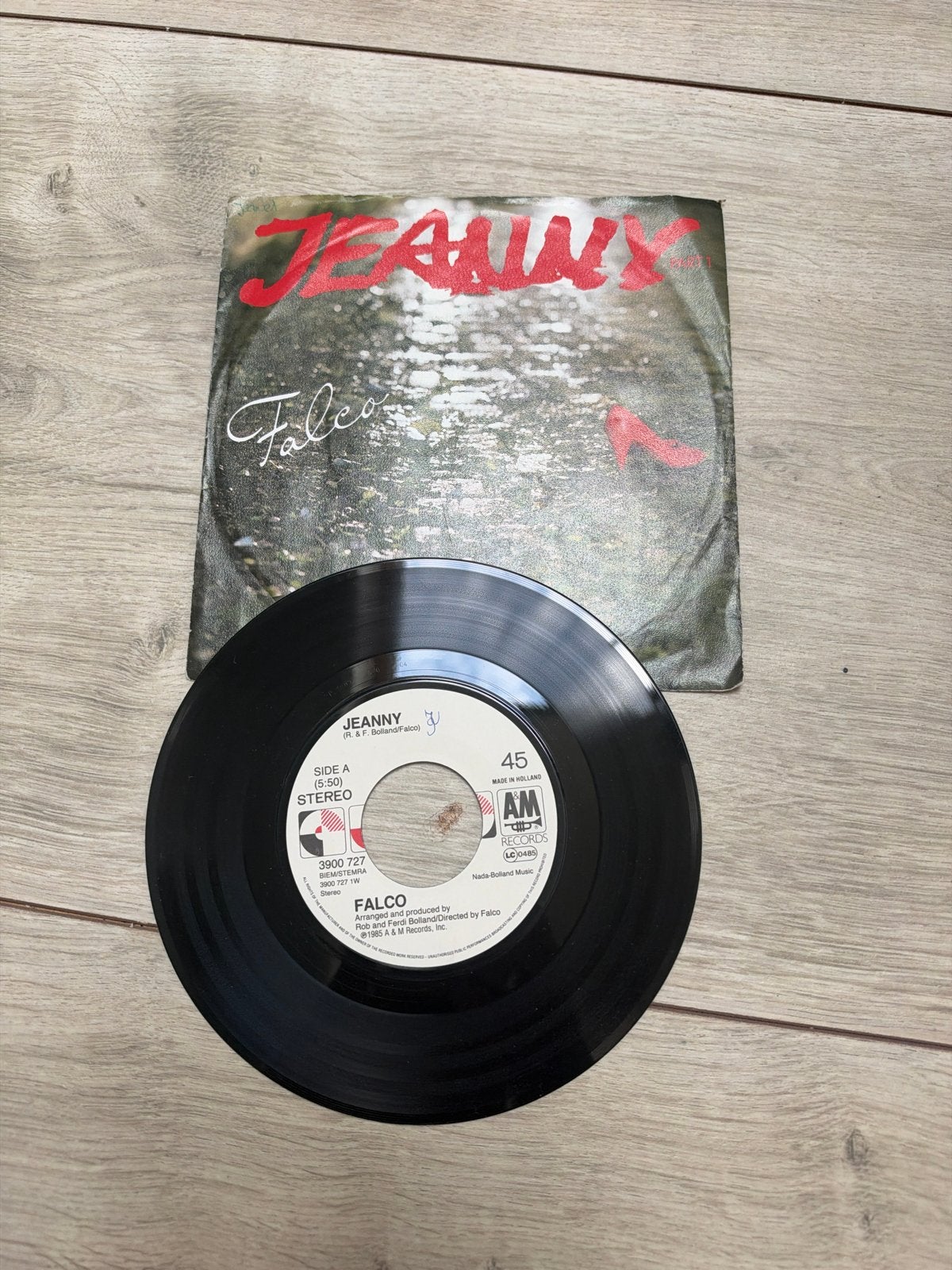 Falco - Jeanny (Single, 1985), Gebruikt, 7 inch, Ophalen of Verzenden, Pop