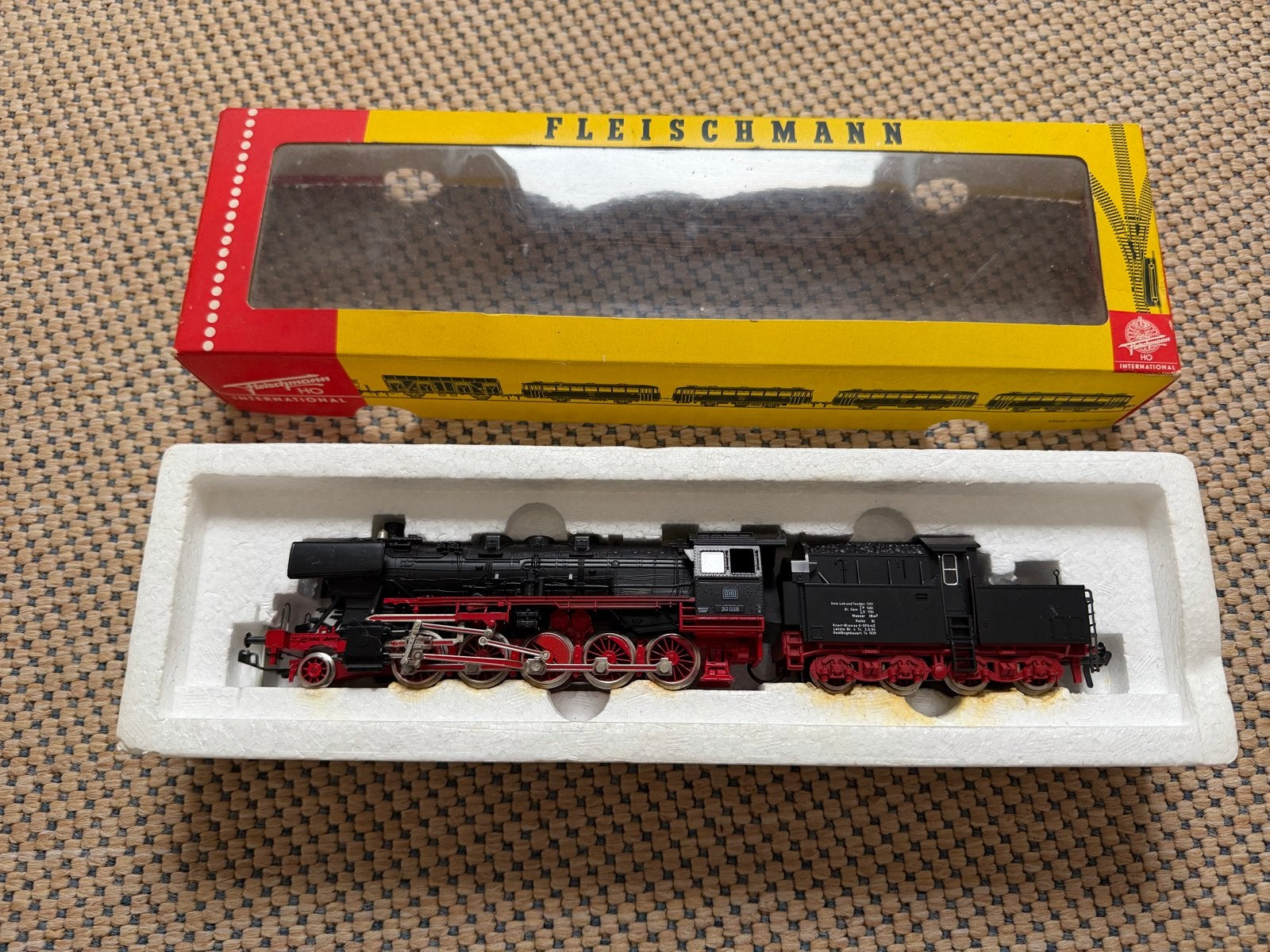 Fleischmann Locomotief 4175 Stoomlocomotief BR 050, Fleischmann, Ophalen of Verzenden, Zo goed als nieuw, Analoog