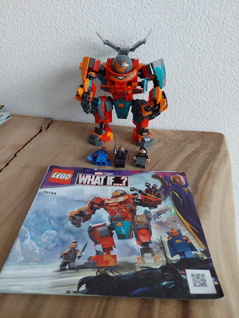 Lego Marvel 76194 Tony Stark's Saakarian Iron Man, Lego, Lego, Gebruikt, Ophalen of Verzenden