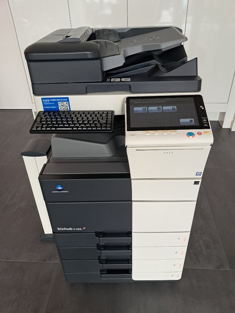 Konica Minolta Bizhub C458, Ophalen, Gebruikt, Mailen, All-in-one