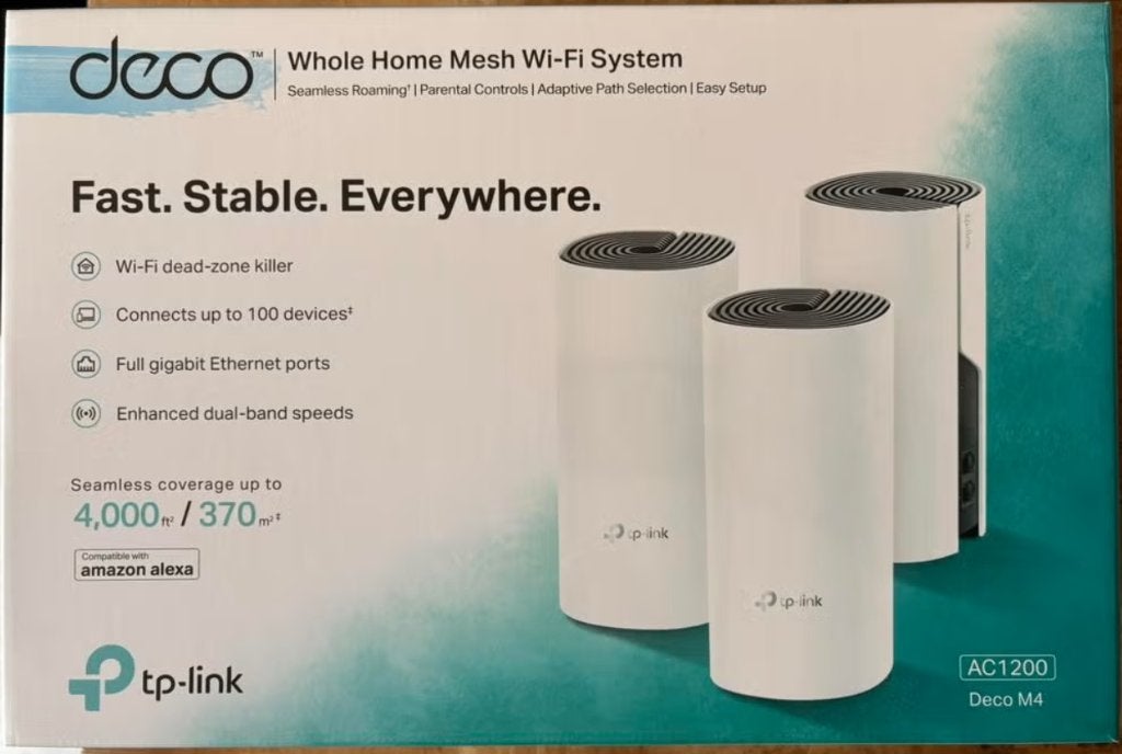 TP-Link Deco M4 - Mesh WiFi - 3-pack, Computers en Software, WiFi-versterkers, Ophalen of Verzenden, Nieuw, TP-Link Deco