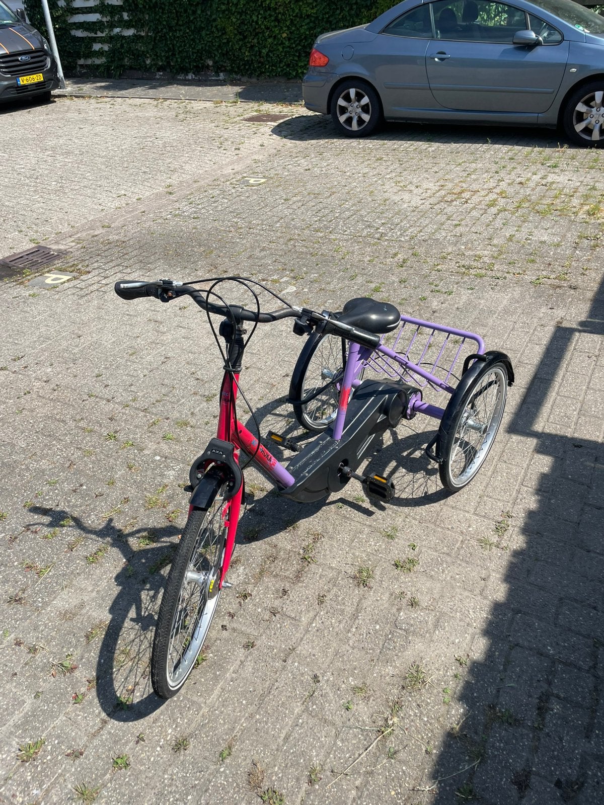 Mindervalide fiets voor kinderen., Ophalen, Gebruikt, Trommelrem
