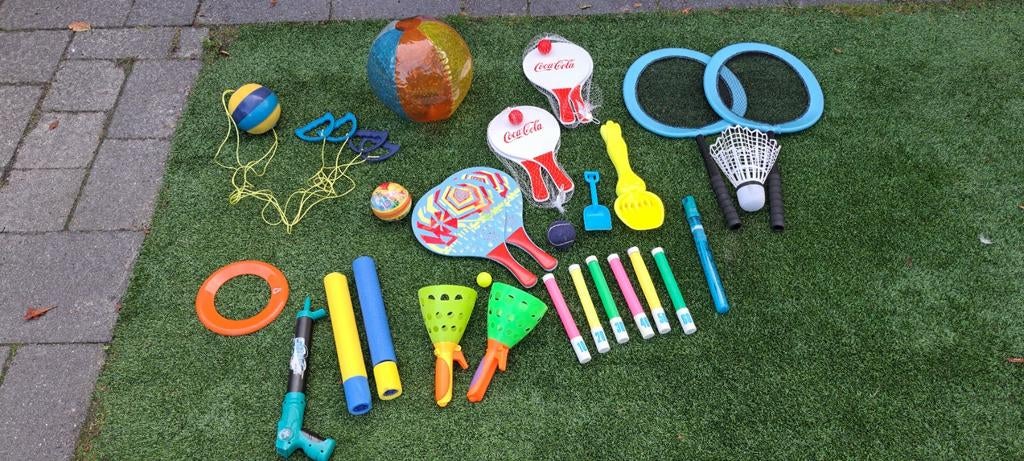 Leuke verzameling strandspullen en buitenspeelgoed., Ophalen of Verzenden, Zo goed als nieuw