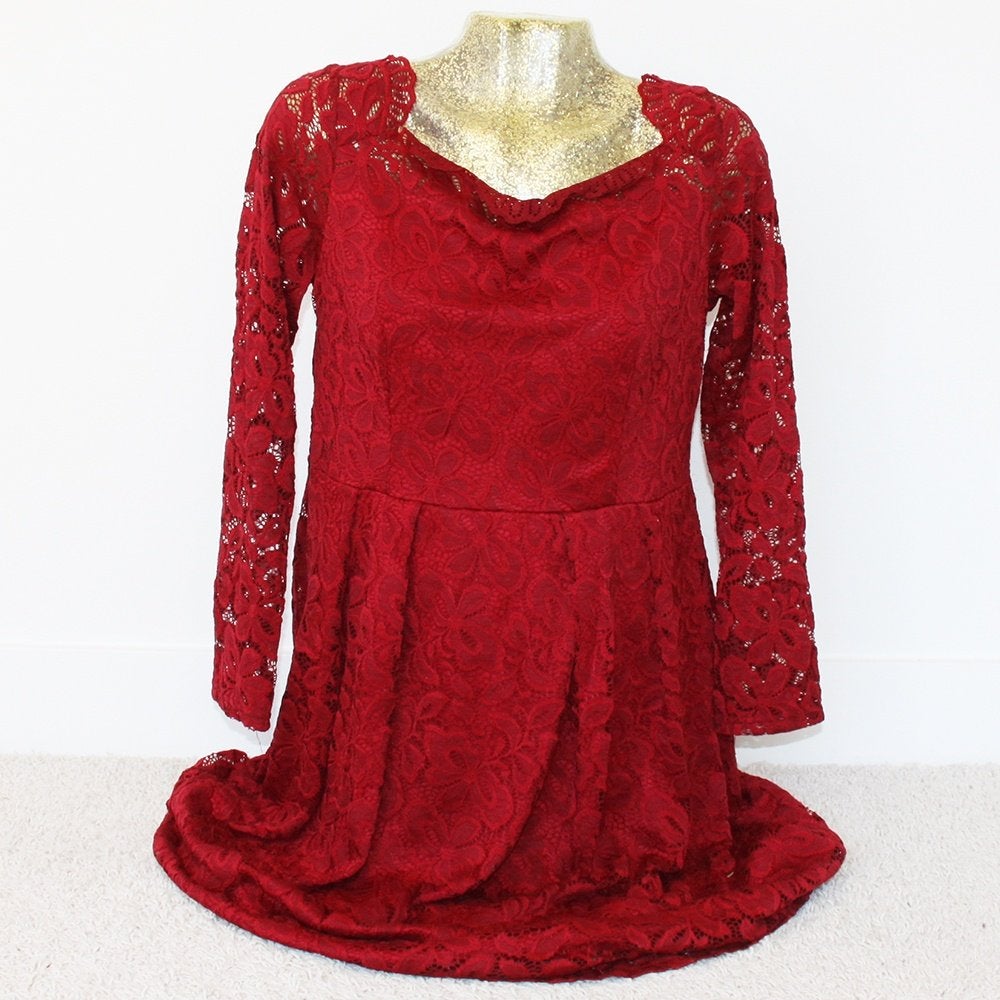 Schitterende Kanten Vintage Jurk - 95 (L) € 30,-, Kleding | Dames, Maat 42/44 (L), Ophalen of Verzenden, Zo goed als nieuw, Vintage