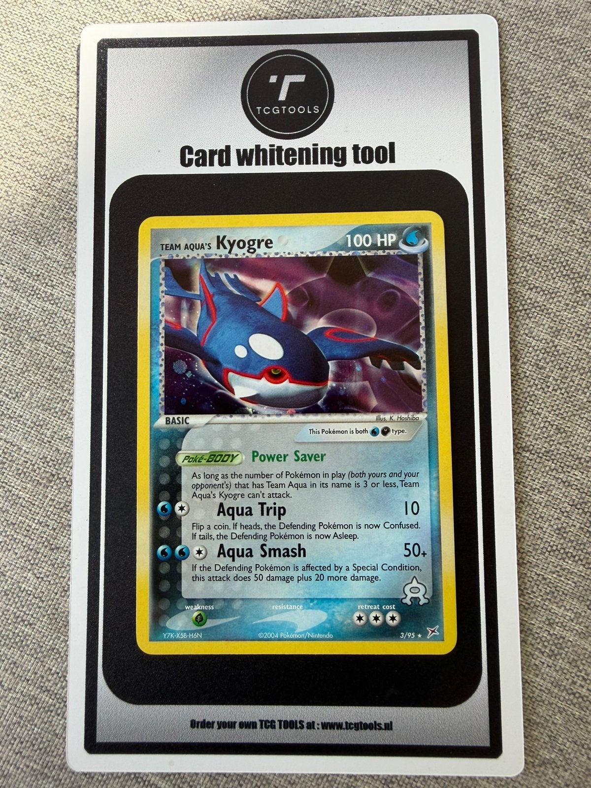 Team Aqua’s Kyogre 3/95 NM, Ophalen of Verzenden, Zo goed als nieuw