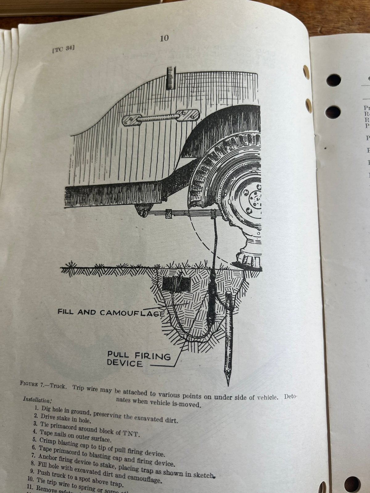 WO2 Amerikaans voorschrift boobytraps in voertuigen 1943, Amerika, Verzenden, Boek of Tijdschrift