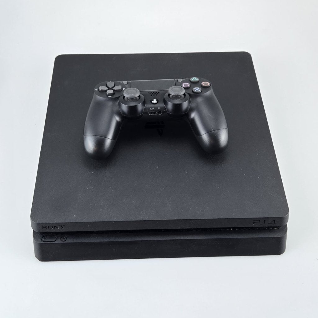 Playstation 4 Slim 1TB Zwart inclusief controller, Spelcomputers en Games, Spelcomputers | Sony PlayStation 4, Sony, Zo goed als nieuw