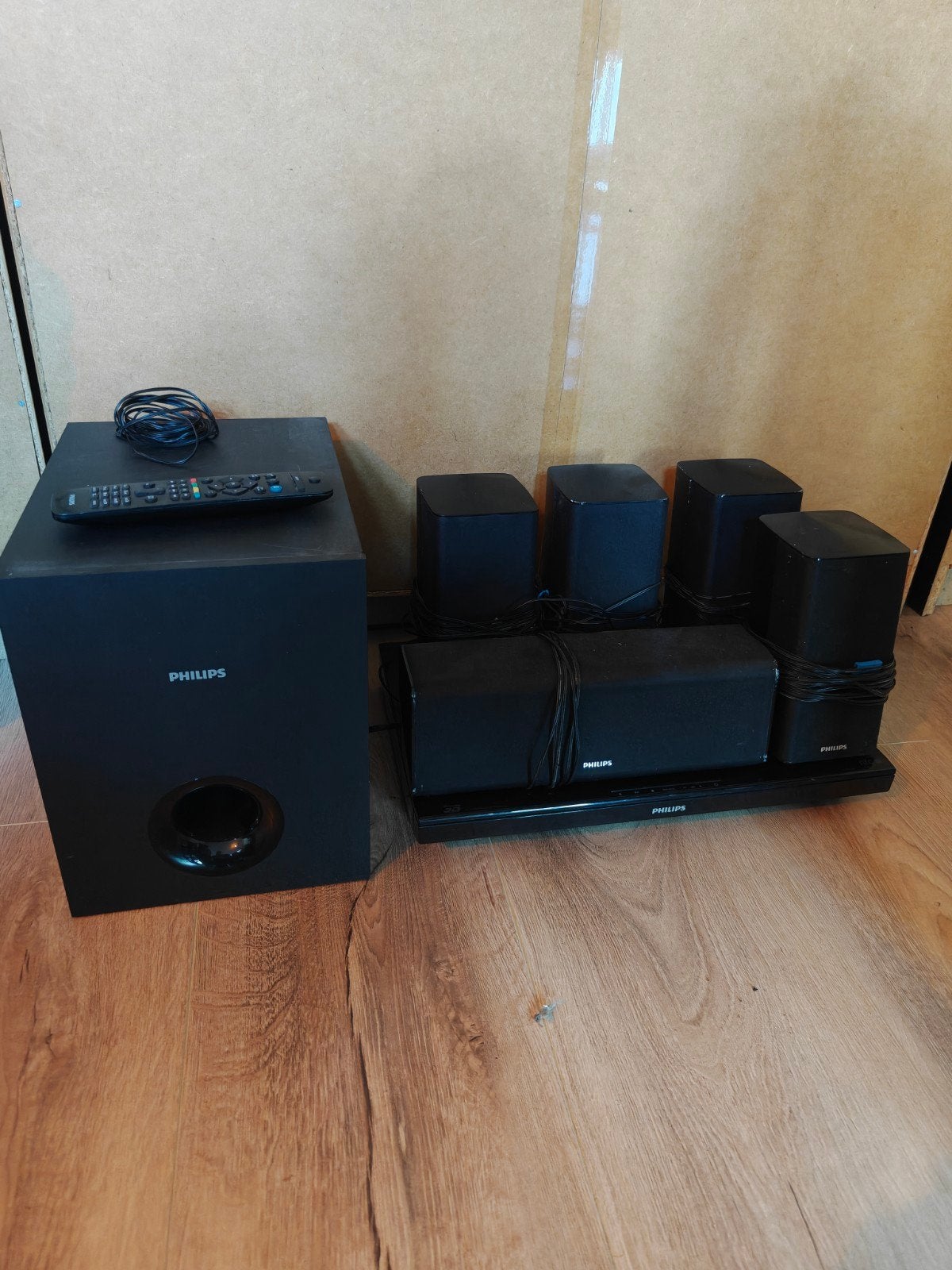 Philips Home Cinema Set met 5.1 Surround Sound, Ophalen, Philips, Gebruikt, Blu-ray-speler