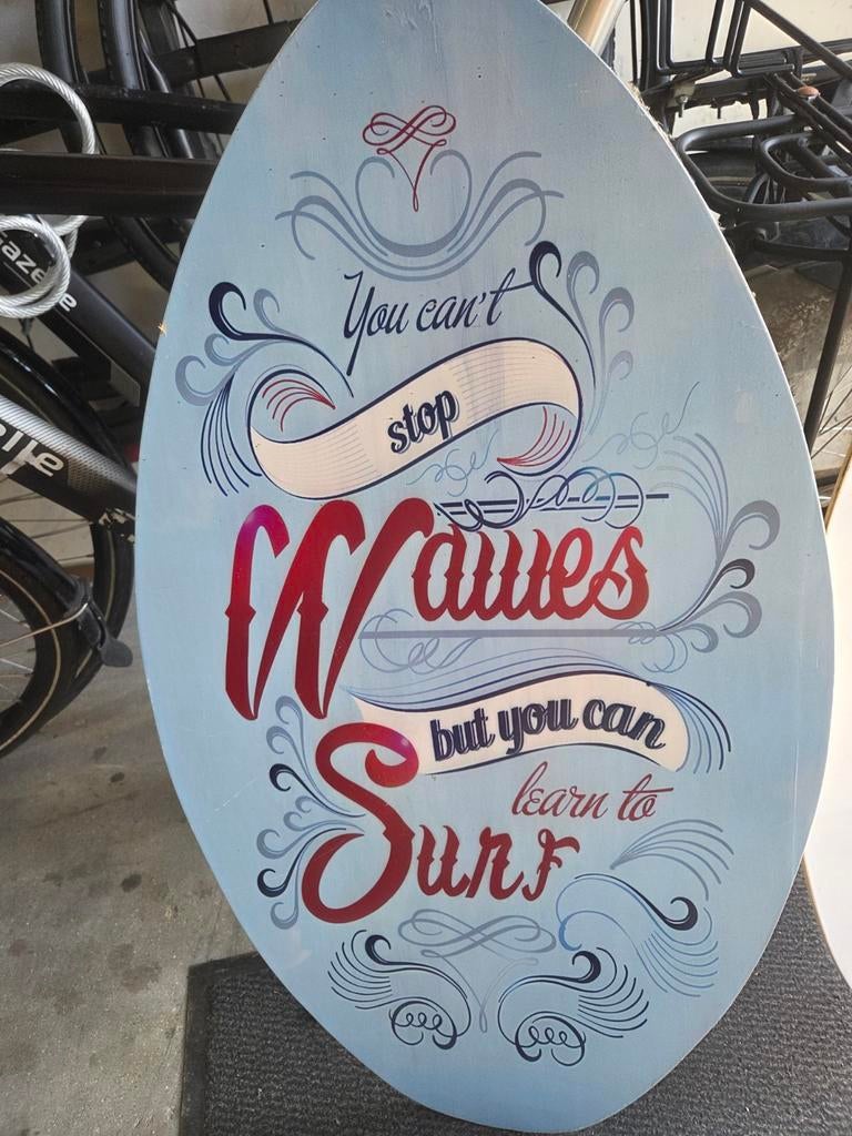 2 Waveboards met inspirerende tekst, Watersport en Boten, Ophalen of Verzenden, Gebruikt, Overige typen