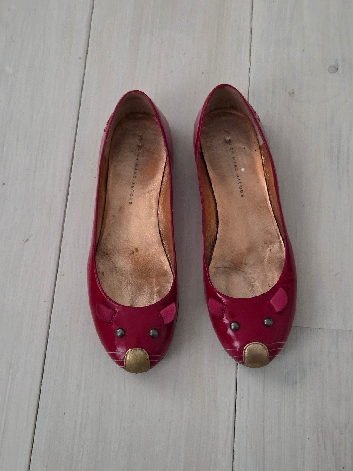 Marc by Marc Jacobs ballerina's, Kleding | Dames, Schoenen, Ophalen of Verzenden, Zo goed als nieuw, Rood