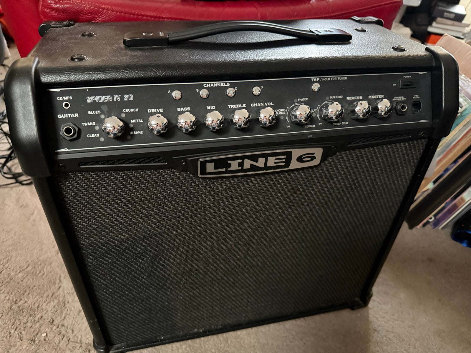 Line 6 Spider IV-30 gitaarversterker, Ophalen, Zo goed als nieuw, Gitaar, Minder dan 50 watt