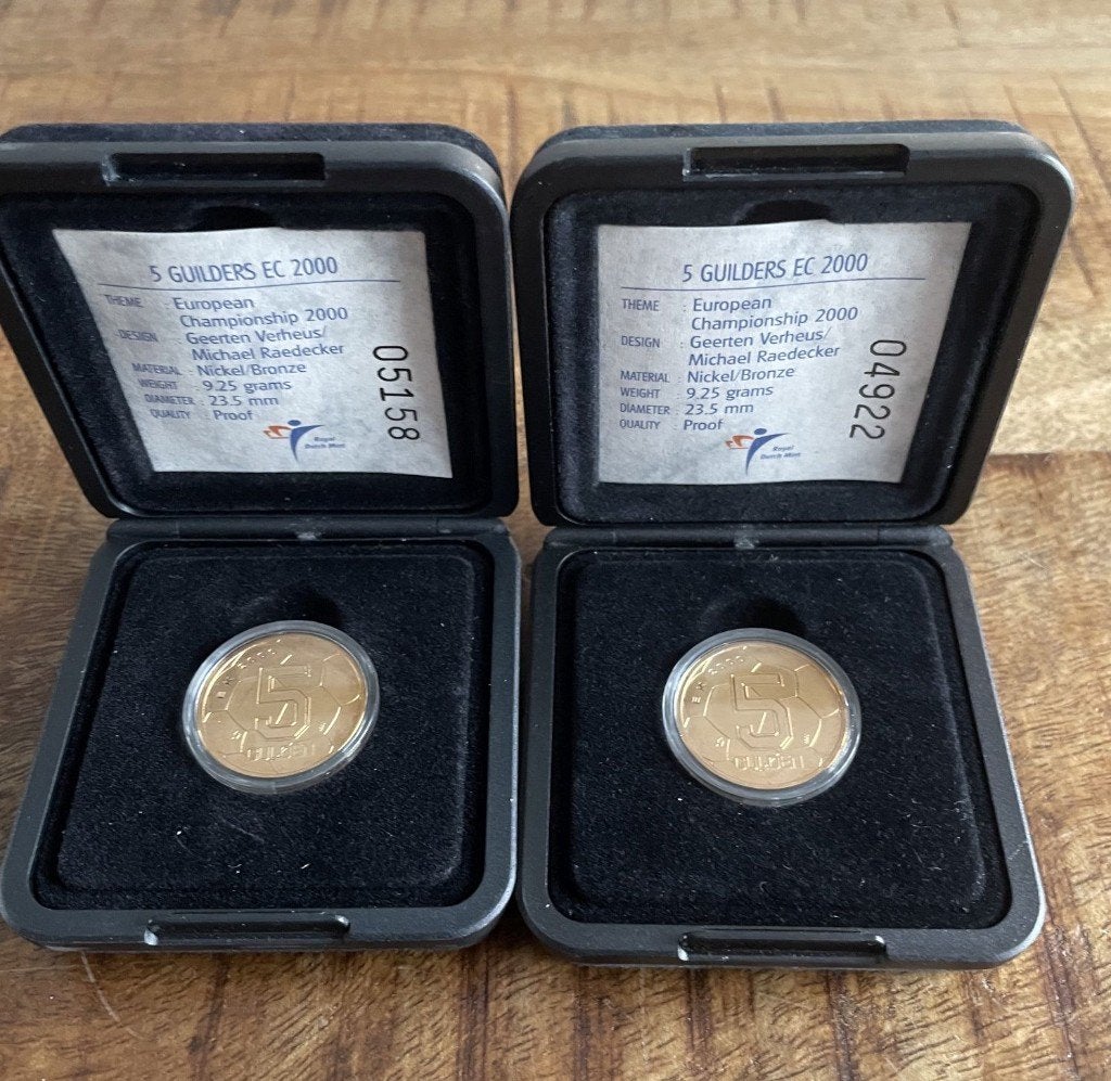 EK vijfje proof, Ophalen of Verzenden, Koningin Beatrix, 5 gulden