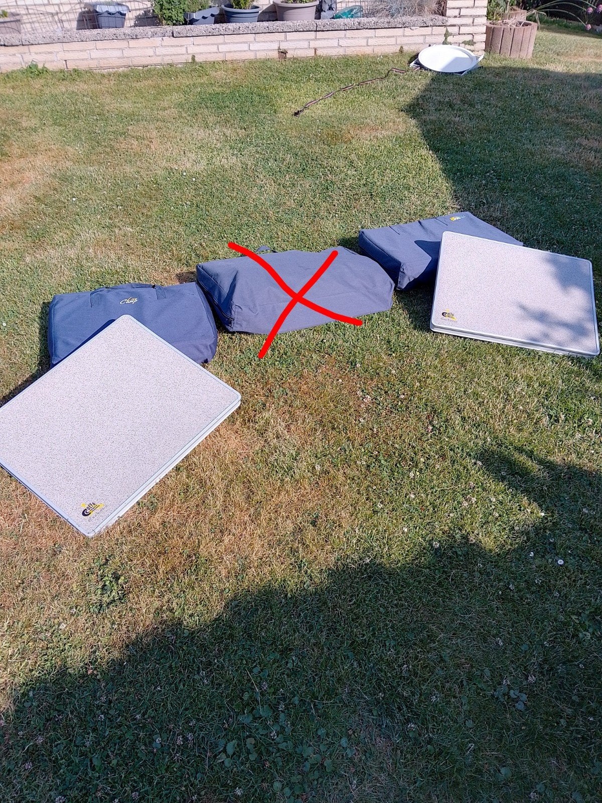 Campingkast met extra stevige deksel - 2 stuks, Caravans en Kamperen, Ophalen, Gebruikt