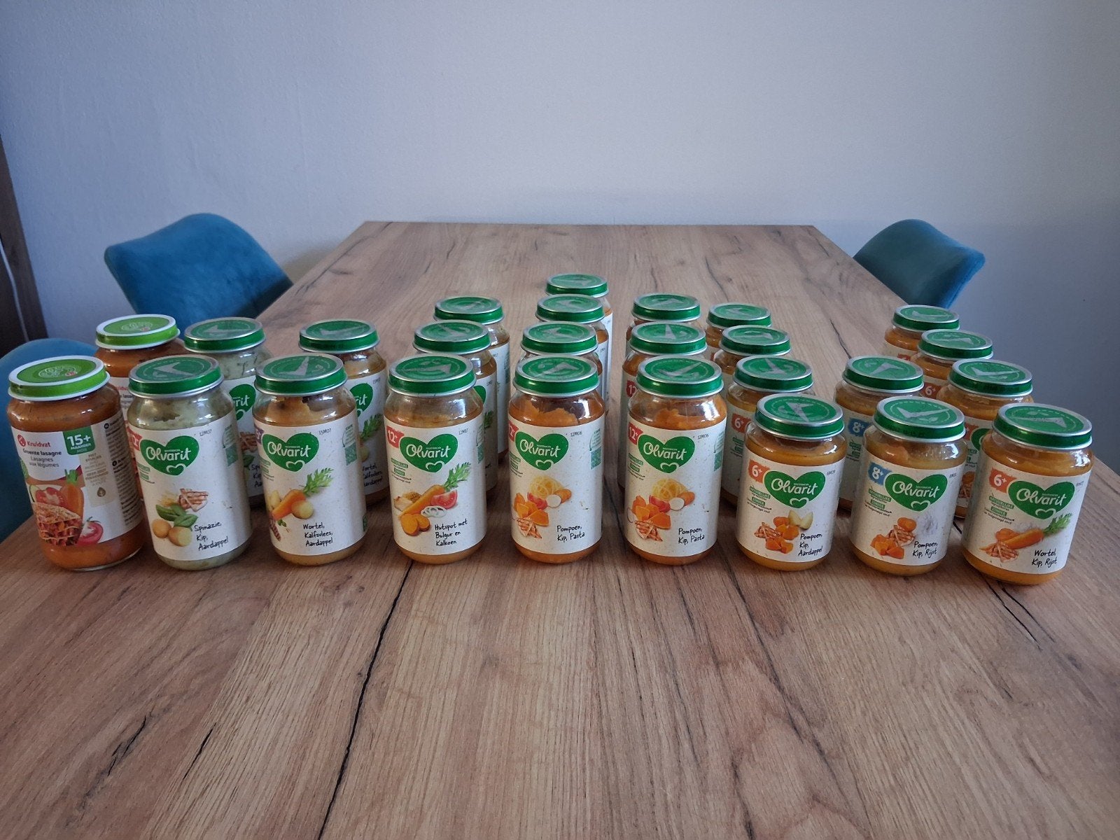 Babyvoeding Olvarit, 26 potjes (incl.2 van Kruidvat), €12, Ophalen, Nieuw, Overige typen