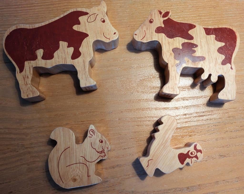 Lanka Kade Fairtrade Houten Boerderijdieren, Kinderen en Baby's, Speelgoed | Houten speelgoed, Ophalen of Verzenden, Zo goed als nieuw