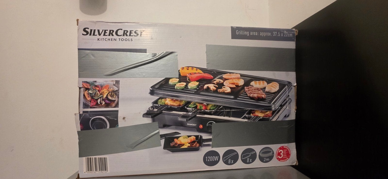 SilverCrest Raclette Grill 1200W - Nieuw in doos, Ophalen of Verzenden, Nieuw