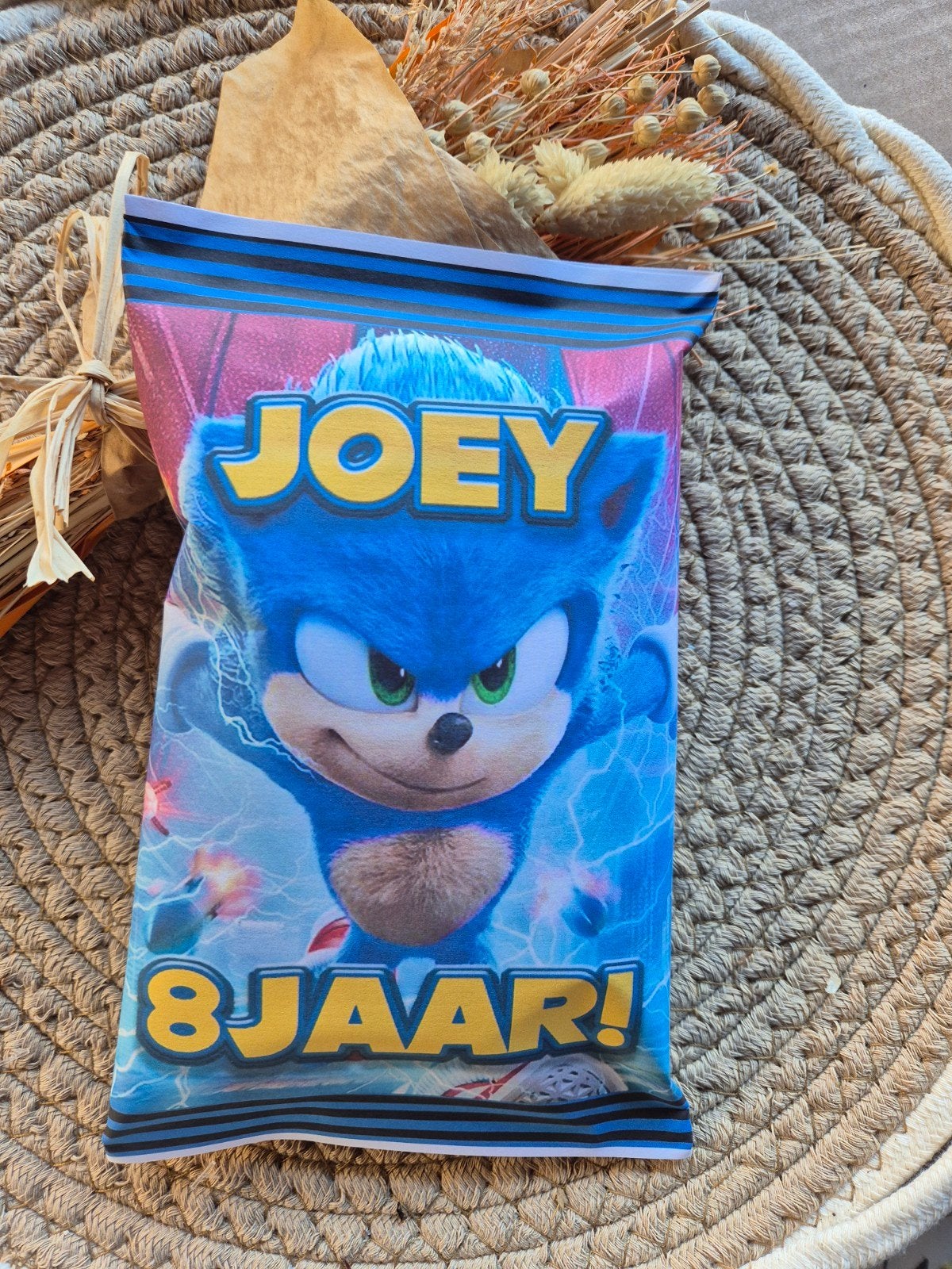 Sonic chips en popcorn traktatie, Hobby en Vrije tijd, Feestartikelen, Ophalen of Verzenden, Nieuw, Feestartikel, Verjaardag