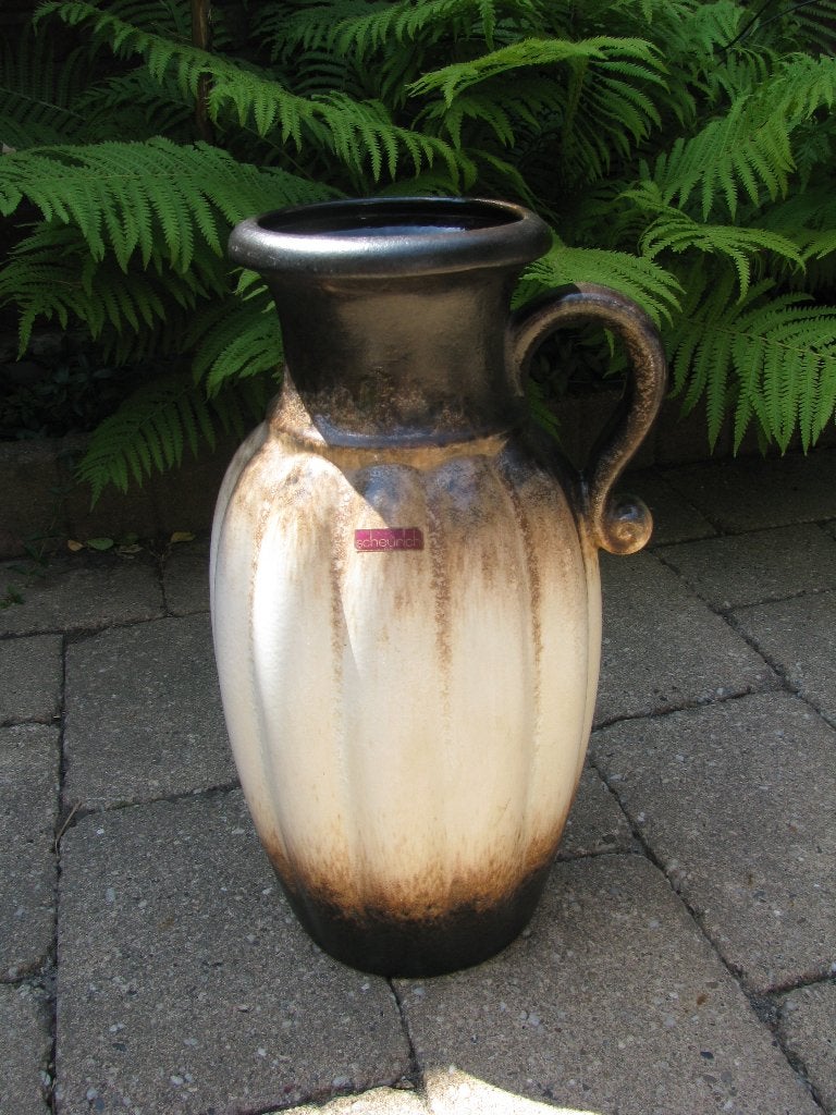 Jaren '60 * Scheurich XL vaas * kalebas # pompoen vorm *, Antiek en Kunst, Ophalen