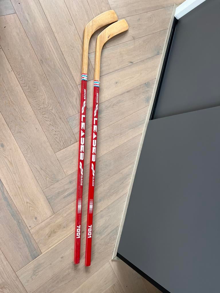 Retro USSR ijshockey sticks, set van 2, Ophalen, Gebruikt, Stick