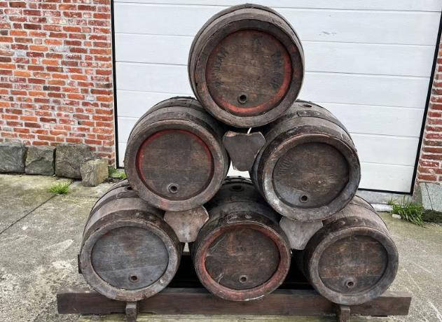 biertonnen stapelbaar 6 stuks, Ophalen, Gebruikt, Overige typen, Overige merken