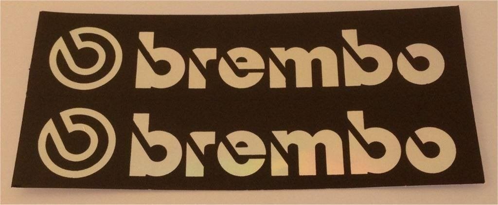 Brembo metallic sticker set #5, Verzenden