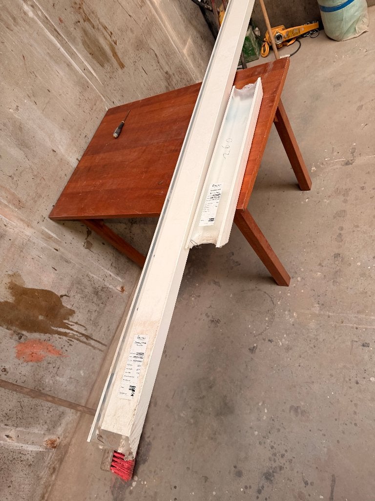 Theuma opdekdeurkozijn Muurdikte 110mm 730x2315 RD RAL 9010, Ophalen, Minder dan 75 cm, Deurkozijn, Nieuw
