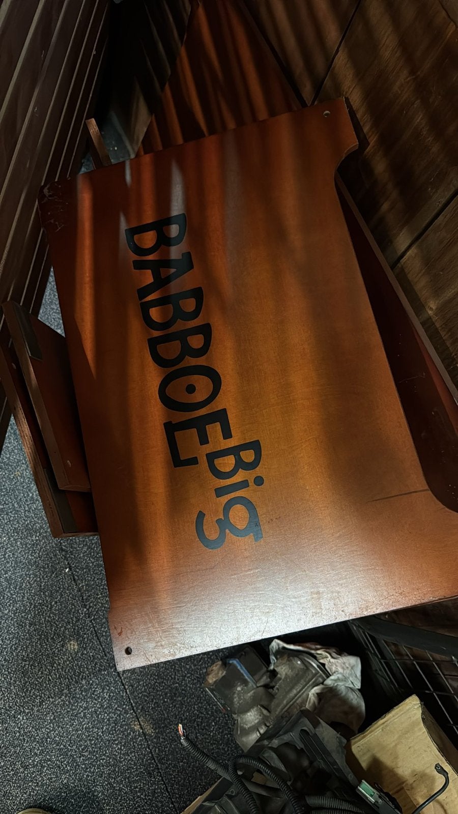 Babboe Big Bakfiets Onderdelen - Houten Bak, Ophalen, Gebruikt, Goederen, Overige merken