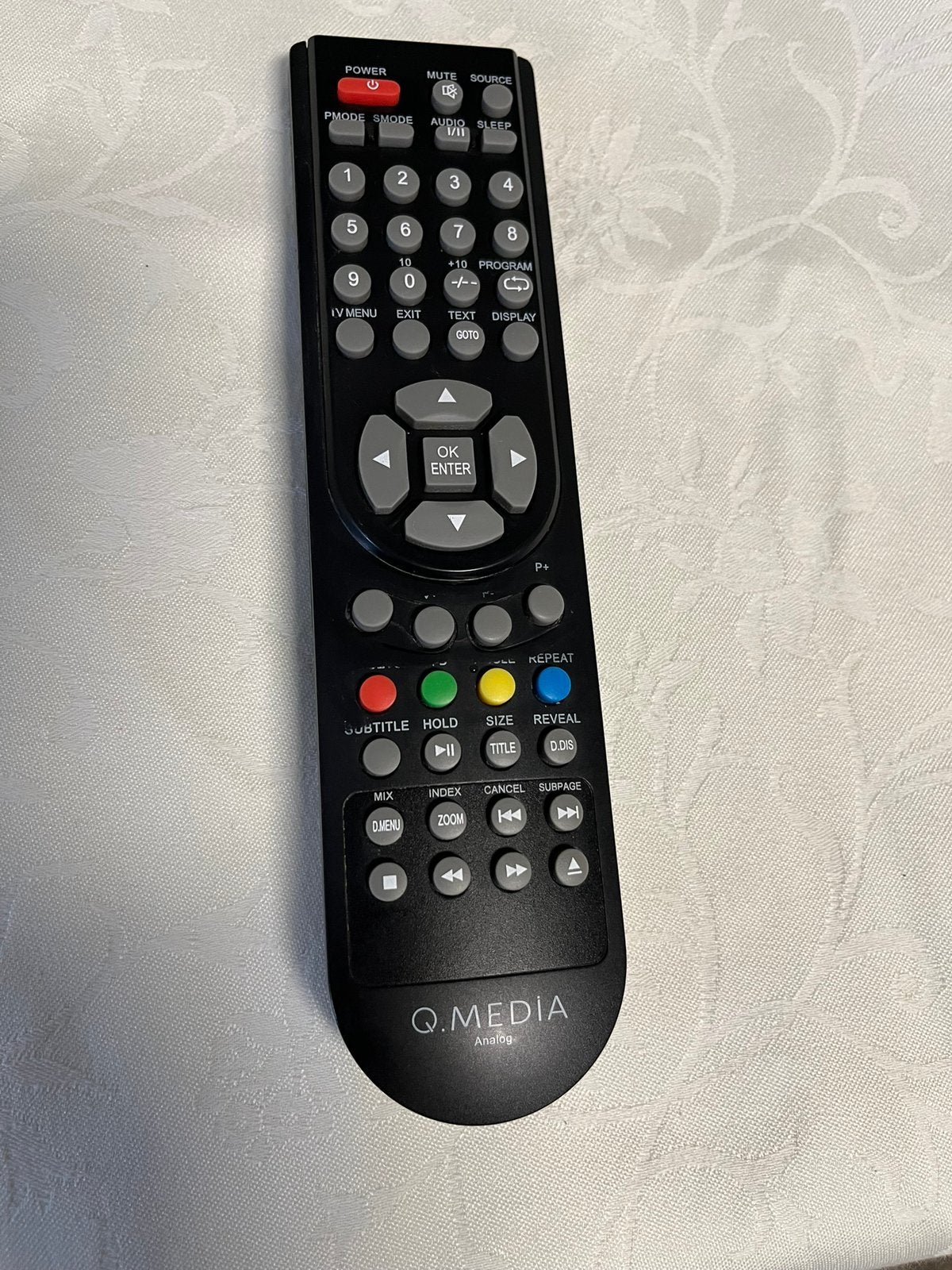 Q-media afstandsbediening voor tv/dvd, Ophalen, Tv