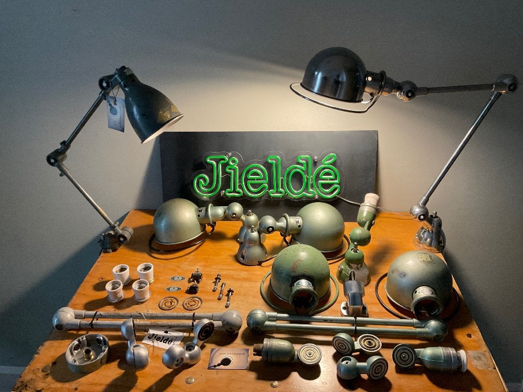 Originele Jieldé onderdelen, Antiek en Kunst, Antiek | Lampen, Ophalen of Verzenden