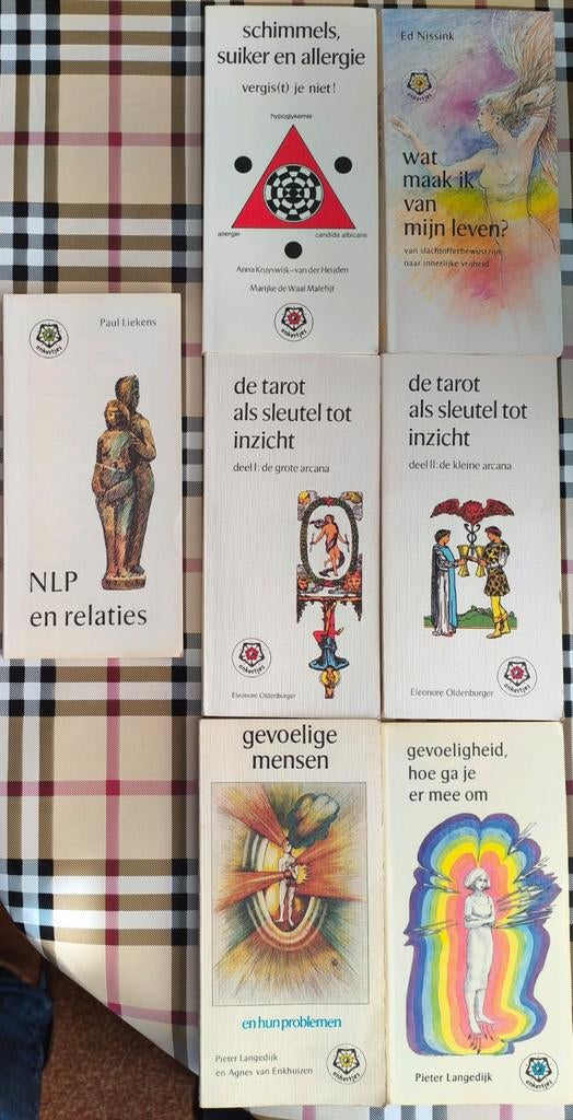 Akkertjes kleine info boekjes 7x, Boeken, Ankertjes, Tarot of Kaarten leggen, Overige typen, Ophalen of Verzenden