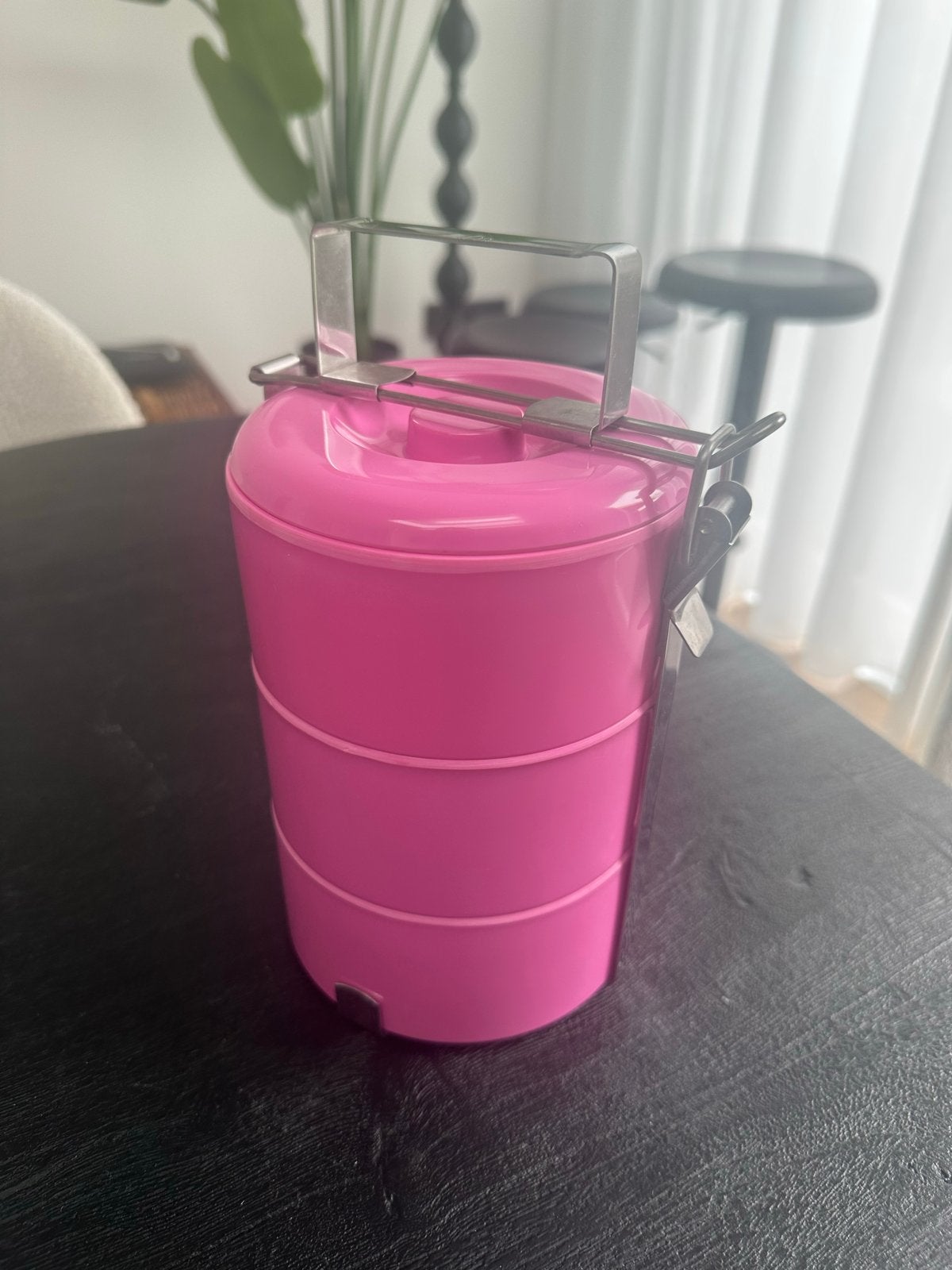 Vintage Gold Fish Brand Roze Melamine Lunchbox, Kunststof, Ophalen of Verzenden, Zo goed als nieuw, Roze