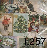 OPRUIMING servetten decoupage * vintage L257, Verzenden, Nieuw