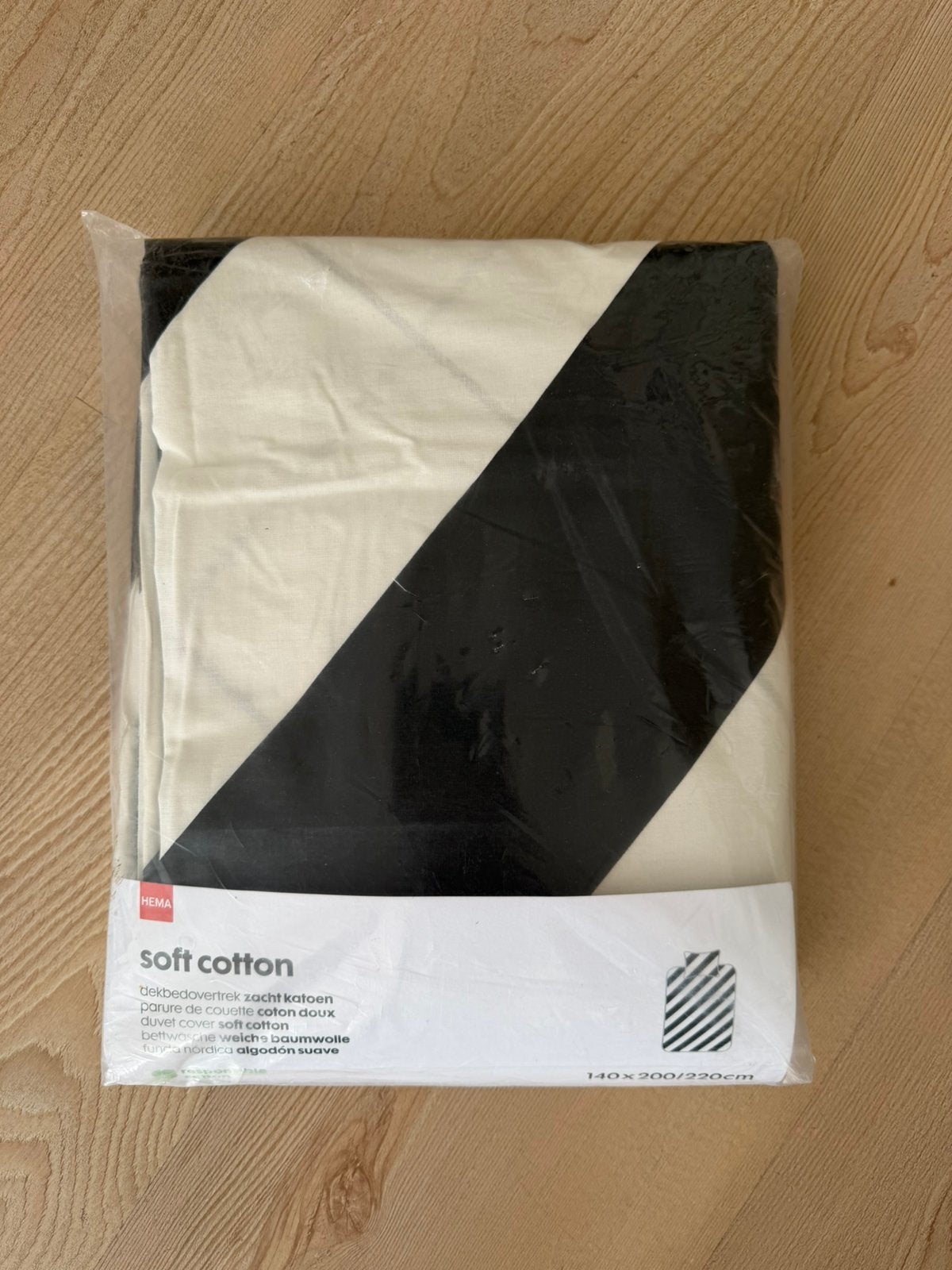 Nieuw! Dekbedovertrek soft cotton 1 persoons, Eenpersoons, Wit, Dekbedovertrek, Nieuw