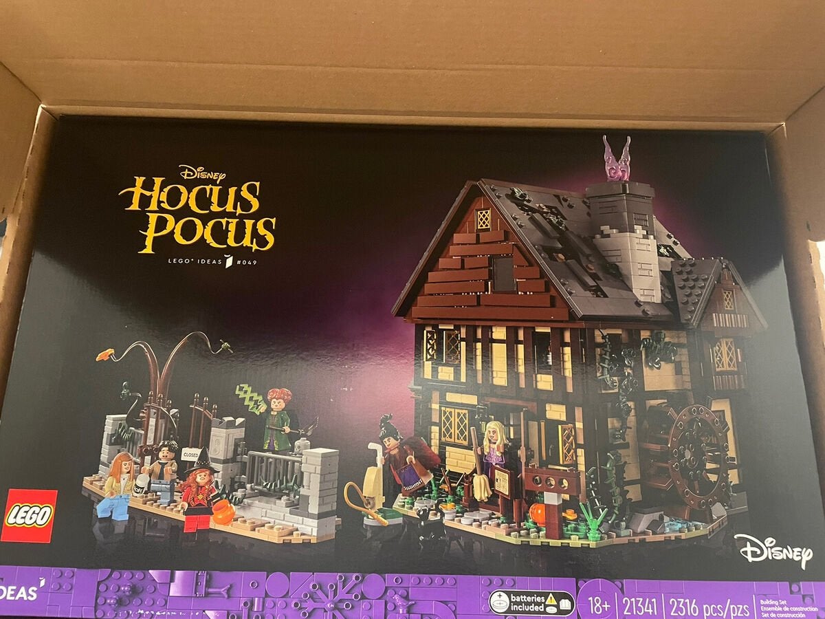 LEGO Ideas 21341 Disney Hocus Pocus: Het Heksenhuisje, Lego, Nieuw, Ophalen of Verzenden, Ideas