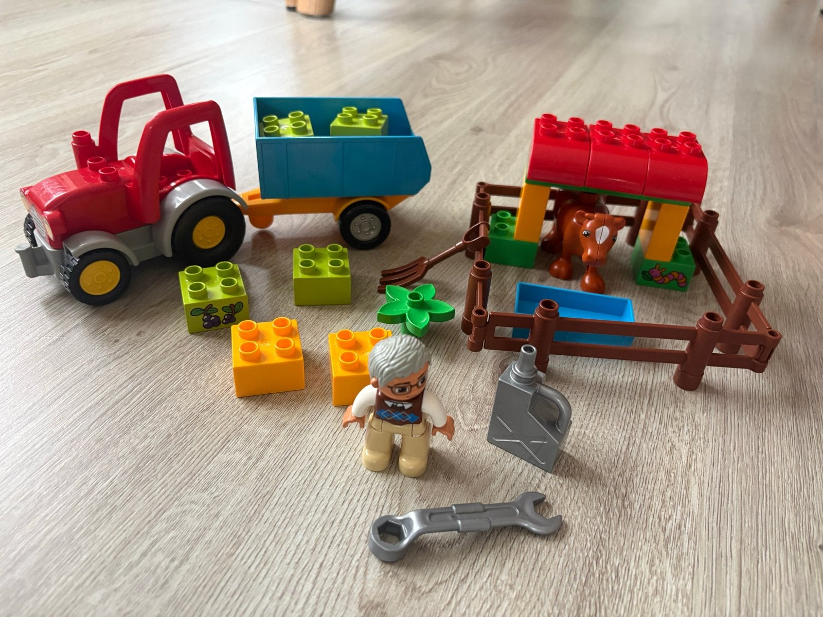 LEGO Duplo Boerderij Set met Tractor en Dieren, Kinderen en Baby's, Speelgoed | Duplo en Lego, Inclusief minifiguren, Gebruikt