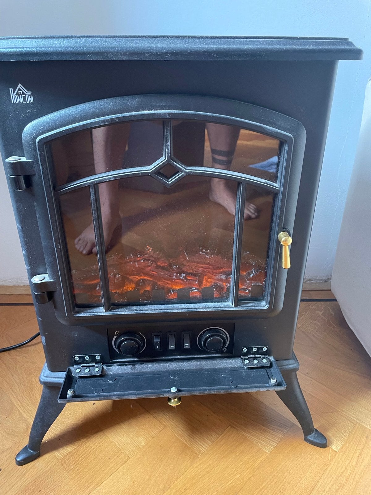 Homecom elektrische sfeerhaard - Zo goed als nieuw, Huis en Inrichting, Kachels, Overige soorten, Elektrisch, Ophalen of Verzenden