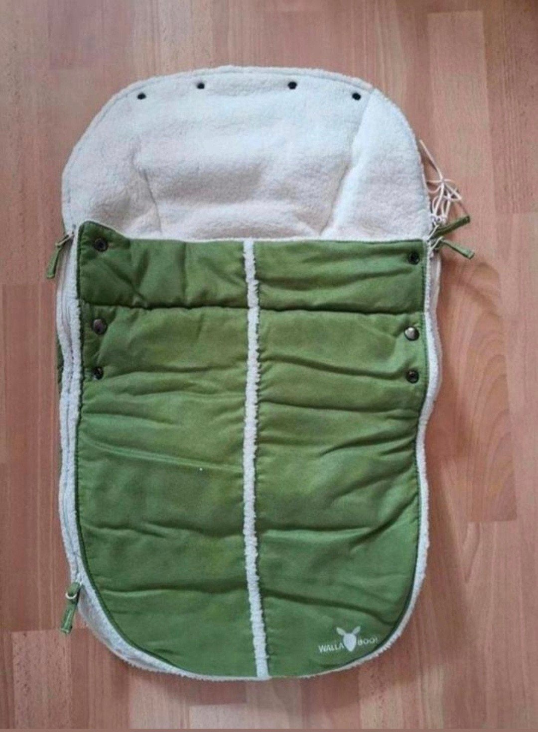 Wallaboo Voetenzak voor Maxi Cosi - Groen, Ophalen of Verzenden, Zo goed als nieuw, Overige typen