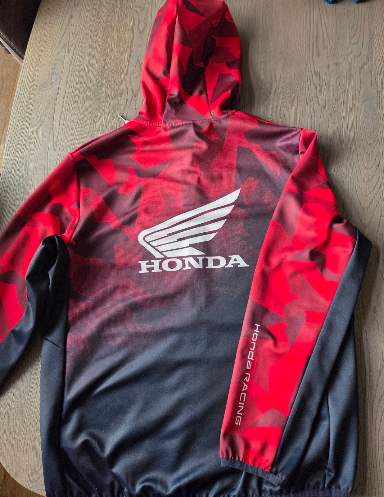 Honda Racing Hoodie - Rood/Zwart Camouflag xle, Honda, Maat 56/58 (XL), Ophalen of Verzenden, Zo goed als nieuw