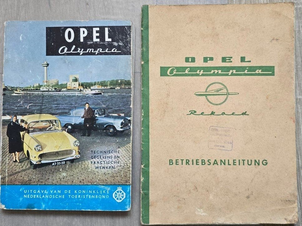 Opel Olympia Rekord en Olympia documentatie, Ophalen of Verzenden, Gelezen, Opel, Opel / ANWB