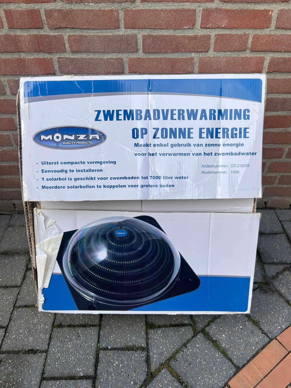 Zwembadverwarming zinne energie Monza - Solarbol, Tuin en Terras, Ophalen, Gebruikt, Verwarming