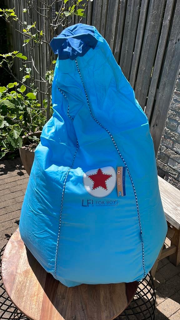 Lief Zitzak blauw Nieuw!, Kinderen en Baby's, Kinderkamer | Inrichting en Decoratie, Ophalen of Verzenden, Nieuw