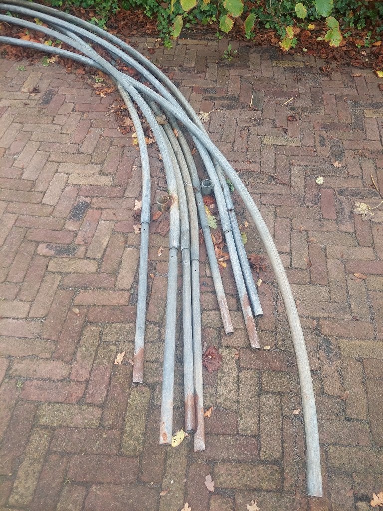 Bogen tunnelkas, Tuin en Terras, Ophalen, Gebruikt, Folie, Kweekkas