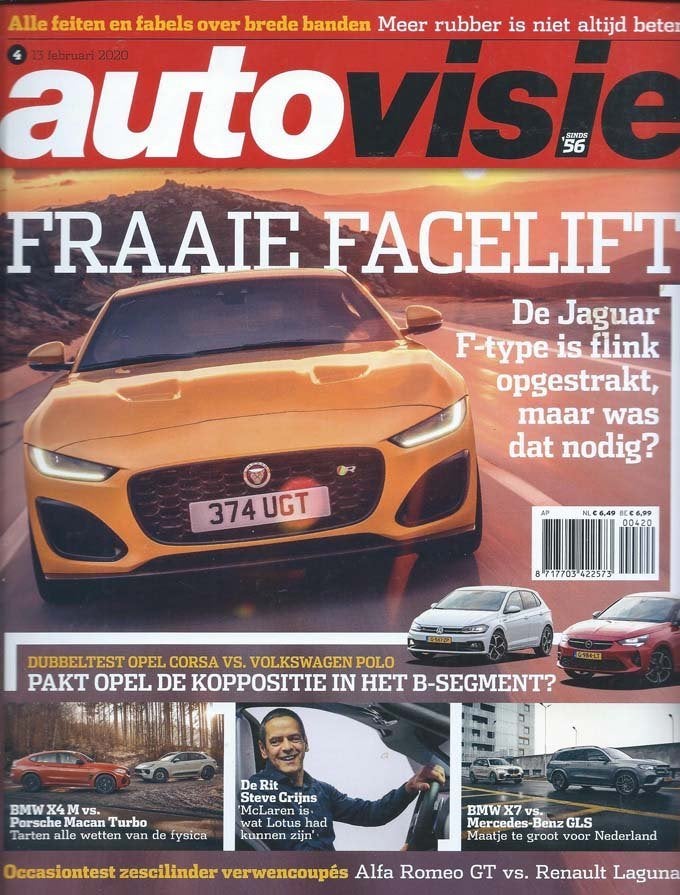 Autovisie 4 2020 : BMW X4 - X7 - Mercedes Benz GLS - Porsche, Ophalen of Verzenden, Gelezen, Algemeen