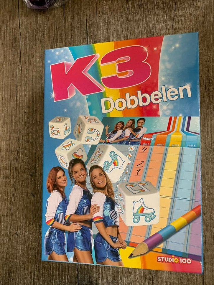 K3 Dobbelen bordspel - gebruikt, Ophalen, Gebruikt